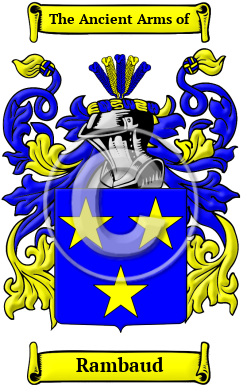 Rambaud Family Crest/Coat of Arms