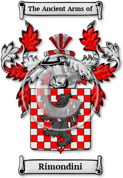 Rimondini Family Crest Download (jpg) Legacy Series - 150 DPI