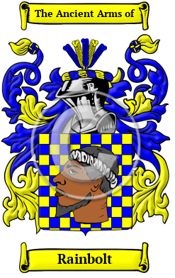 Rainbolt Family Crest/Coat of Arms