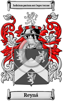 Reyná Family Crest Download (JPG) Heritage Series - 300 DPI