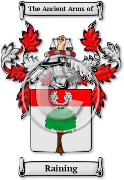 Raining Family Crest Download (jpg) Legacy Series - 150 DPI
