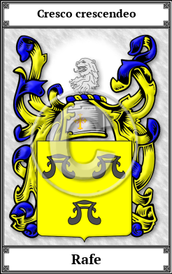 Rafe Family Crest Download (JPG) Book Plated - 600 DPI