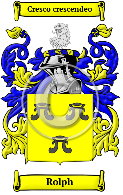 Rolph Family Crest Download (JPG) Heritage Series - 600 DPI