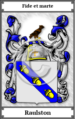 Raulston Family Crest Download (JPG)  Book Plated - 150 DPI