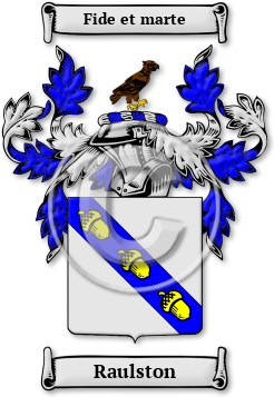 Raulston Family Crest Download (jpg) Legacy Series - 150 DPI
