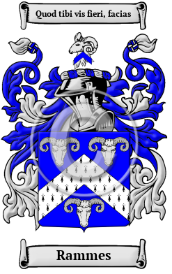 Rammes Name Meaning, Family History, Family Crest & Coats of Arms,