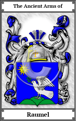 Raumel Family Crest Download (JPG)  Book Plated - 150 DPI