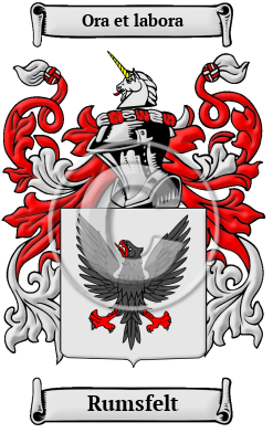 Rumsfelt Family Crest/Coat of Arms