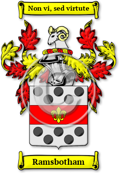 Ramsbotham Family Crest Download (JPG) Legacy Series - 600 DPI