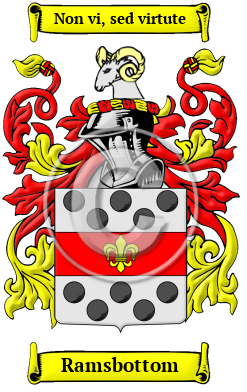 Ramsbottom Family Crest/Coat of Arms