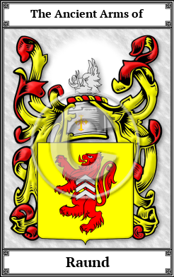 Raund Family Crest Download (JPG)  Book Plated - 150 DPI