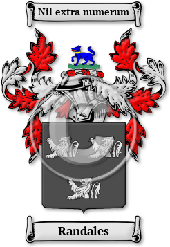 Randales Family Crest Download (jpg) Legacy Series - 150 DPI