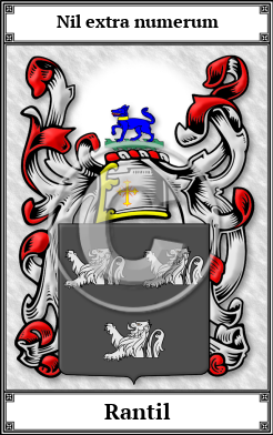 Rantil Family Crest Download (JPG)  Book Plated - 150 DPI
