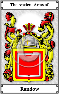 Randow Family Crest Download (JPG)  Book Plated - 150 DPI