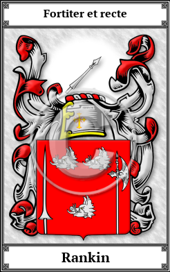 Rankin Family Crest Download (JPG)  Book Plated - 150 DPI