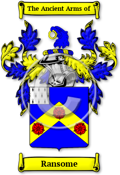 Ransome Family Crest Download (jpg) Legacy Series - 150 DPI