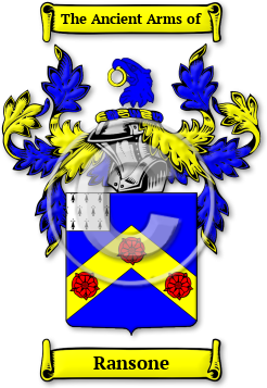 Ransone Family Crest Download (jpg) Legacy Series - 150 DPI