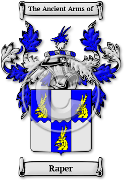 Raper Family Crest Download (jpg) Legacy Series - 150 DPI