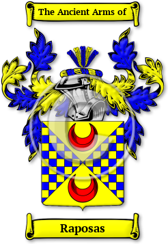 Raposas Family Crest Download (jpg) Legacy Series - 150 DPI