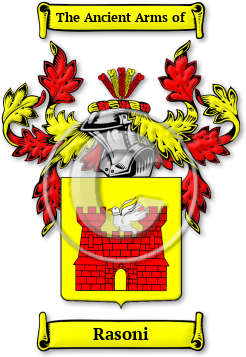 Rasoni Family Crest Download (JPG) Legacy Series - 600 DPI