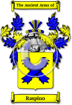 Raspino Family Crest Download (jpg) Legacy Series - 150 DPI