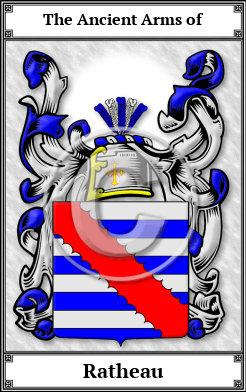Ratheau Family Crest Download (JPG)  Book Plated - 150 DPI