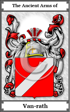 Van-rath Family Crest Download (JPG)  Book Plated - 150 DPI