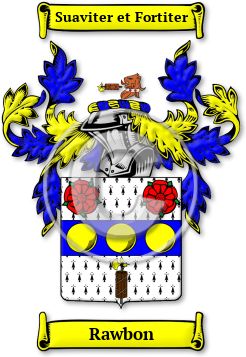 Rawbon Family Crest Download (jpg) Legacy Series - 150 DPI