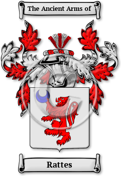 Rattes Family Crest Download (jpg) Legacy Series - 150 DPI