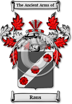 Raus Family Crest Download (JPG) Legacy Series - 300 DPI