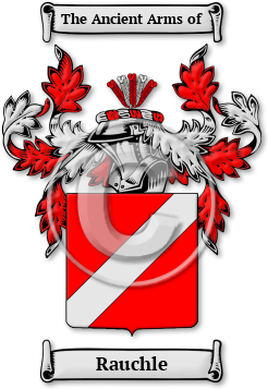Rauchle Family Crest Download (JPG) Legacy Series - 600 DPI