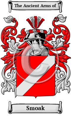 Smoak Family Crest Download (JPG) Heritage Series - 600 DPI