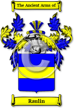 Raulin Family Crest Download (jpg) Legacy Series - 150 DPI
