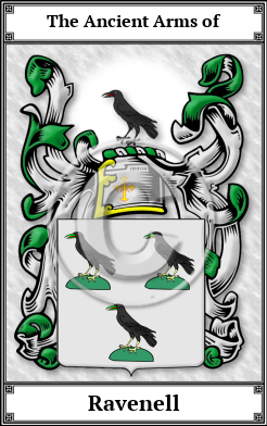 Ravenell Family Crest Download (JPG)  Book Plated - 150 DPI