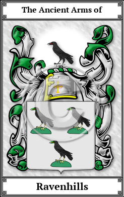 Ravenhills Family Crest Download (JPG) Book Plated - 600 DPI