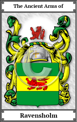 Ravensholm Family Crest Download (JPG)  Book Plated - 150 DPI
