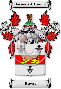 Rowd Family Crest Download (JPG) Legacy Series - 600 DPI