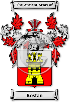 Rostan Family Crest Download (jpg) Legacy Series - 150 DPI