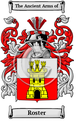 Roster Family Crest Download (JPG) Heritage Series - 600 DPI