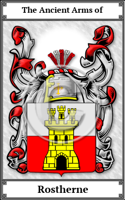 Rostherne Family Crest Download (JPG)  Book Plated - 150 DPI