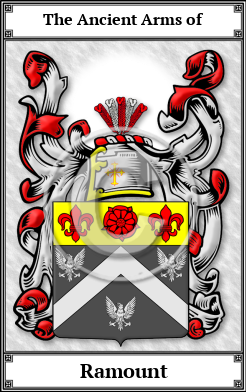 Ramount Family Crest Download (JPG)  Book Plated - 150 DPI