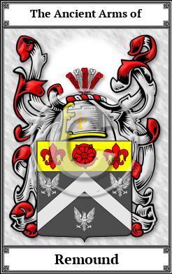 Remound Family Crest Download (JPG)  Book Plated - 150 DPI