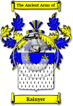 Rainyer Family Crest Download (jpg) Legacy Series - 150 DPI
