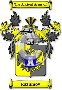 Razumov Family Crest Download (jpg) Legacy Series - 150 DPI