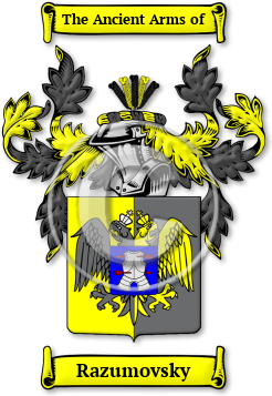 Razumovsky Family Crest Download (jpg) Legacy Series - 150 DPI