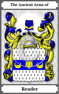Reader Family Crest Download (JPG) Book Plated - 600 DPI