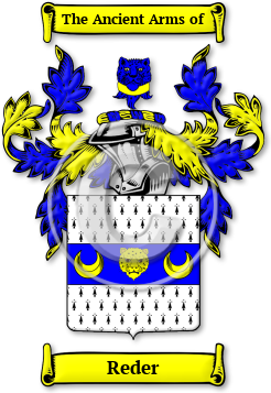 Reder Family Crest Download (jpg) Legacy Series - 150 DPI