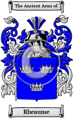 Rheaume Family Crest Download (JPG) Heritage Series - 300 DPI