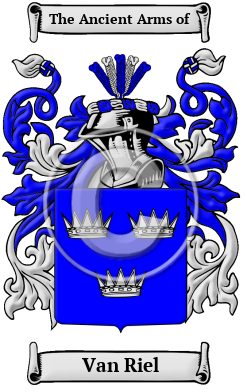 Van Riel Family Crest/Coat of Arms