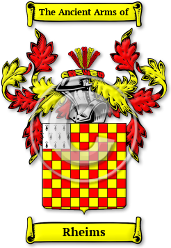 Rheims Family Crest Download (JPG) Legacy Series - 600 DPI